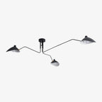 Jaler Industrial Ceiling Light with Three Arms