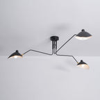 Jaler Industrial Ceiling Light with Three Arms
