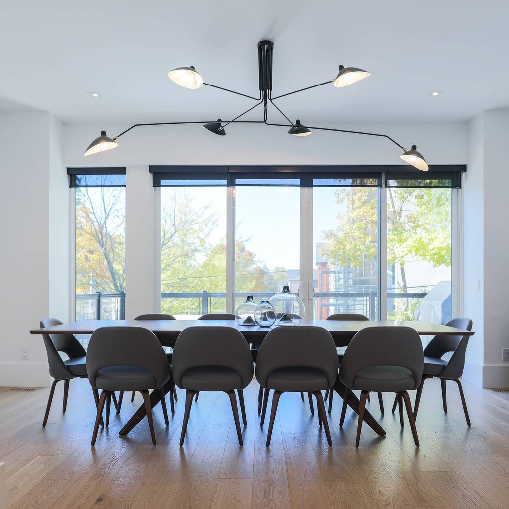 Jaler Industrial Ceiling Light with Three Arms