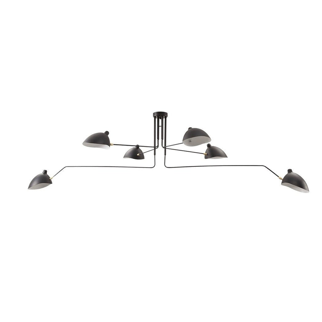 Jaler Industrial Ceiling Light with Three Arms