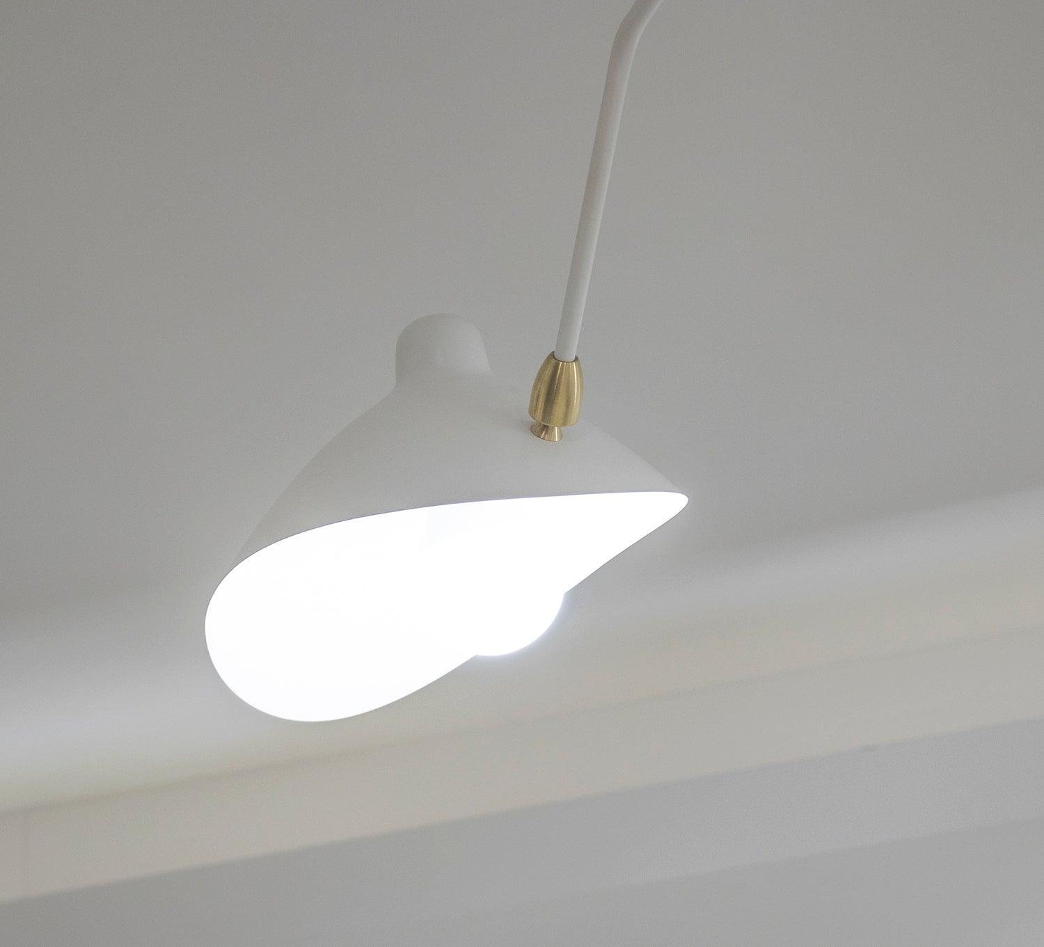 Solara Three-Arm Black Sculptural Ceiling Light