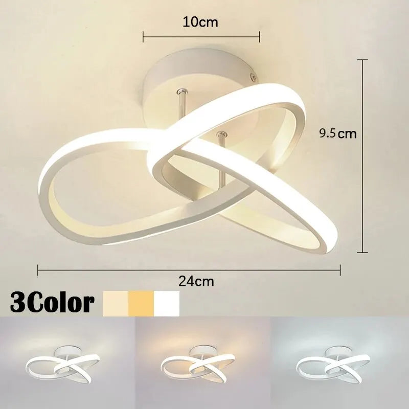 Modern LED Ceiling Lamp Chandelier – Geometric Fixture in Modern Style