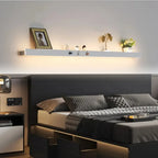 Luntheris - LED Wall Lamp with Night Shelf