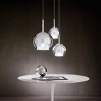Modern Pendant Lamp with Glass Shades – Cluster Ceiling Light with Smoked Glass