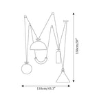 Geometric Shape Art Modern Chandelier