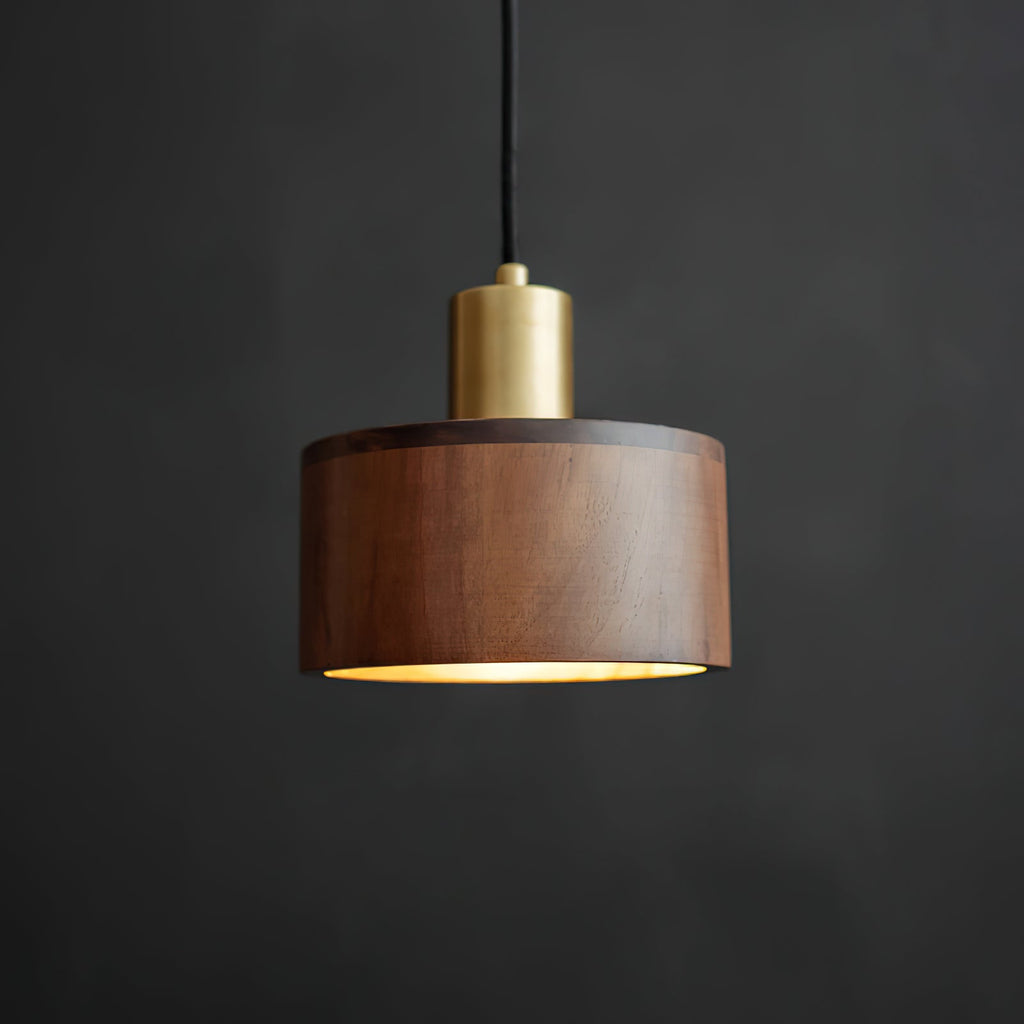 Shinki Walnut Pendant Light