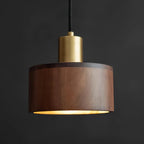 Shinki Walnut Pendant Light