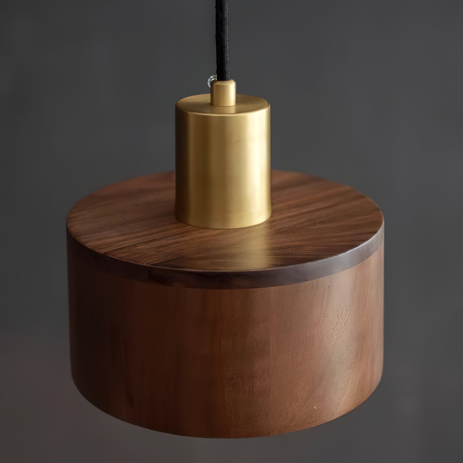 Shinki Walnut Pendant Light