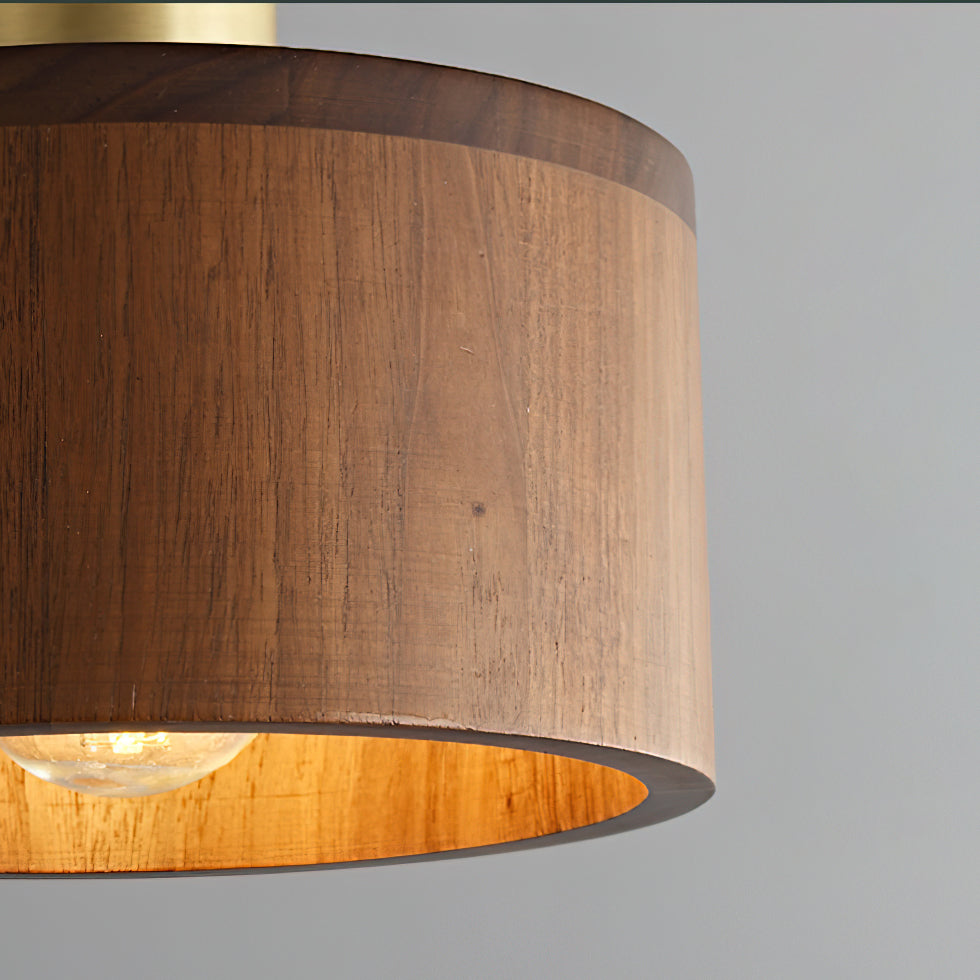 Shinki Walnut Pendant Light