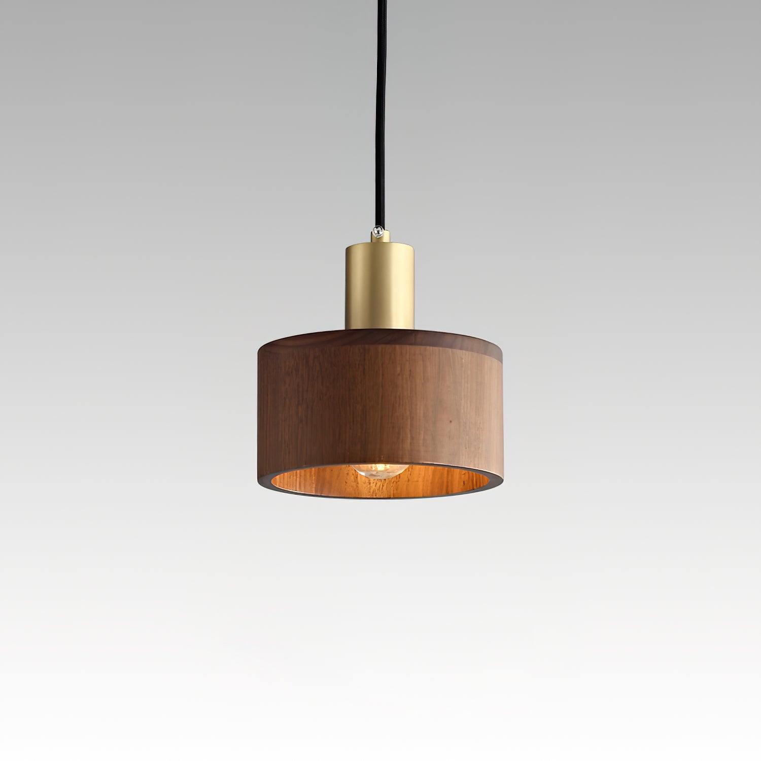 Shinki Walnut Pendant Light