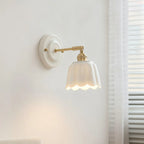 Sidney Vintage Flower Ceramic Wall Sconce