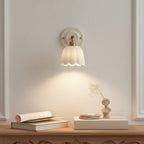 Sidney Vintage Flower Ceramic Wall Sconce