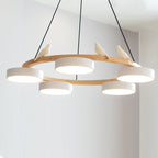 Cliff Round Chandelier with Bird