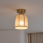 Sienna Linen Ceiling Lamp