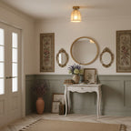 Sienna Linen Ceiling Lamp