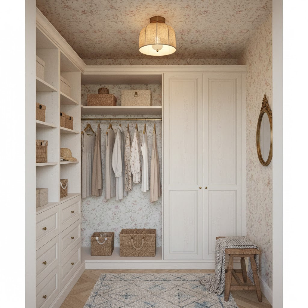 Sienna Linen Ceiling Lamp