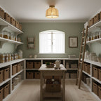 Sienna Linen Ceiling Lamp