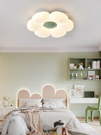 Solara Six-Petal Flower Ceiling Light for Children's Room