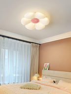 Solara Six-Petal Flower Ceiling Light for Children's Room