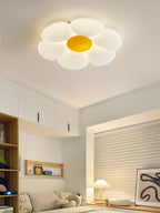Solara Six-Petal Flower Ceiling Light for Children's Room