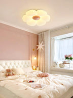 Solara Six-Petal Flower Ceiling Light for Children's Room