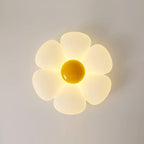 Solara Six-Petal Flower Ceiling Light for Children's Room