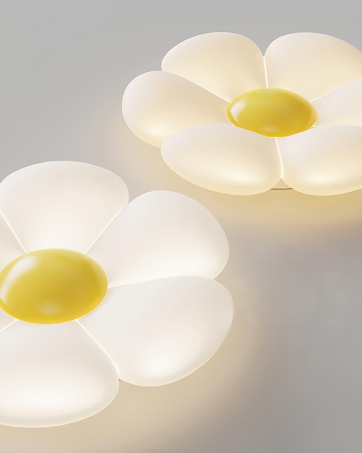 Solara Six-Petal Flower Ceiling Light for Children's Room