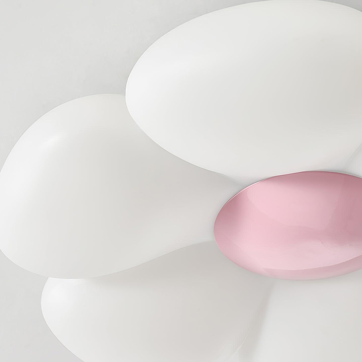 Solara Six-Petal Flower Ceiling Light for Children's Room