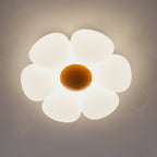 Solara Six-Petal Flower Ceiling Light for Children's Room