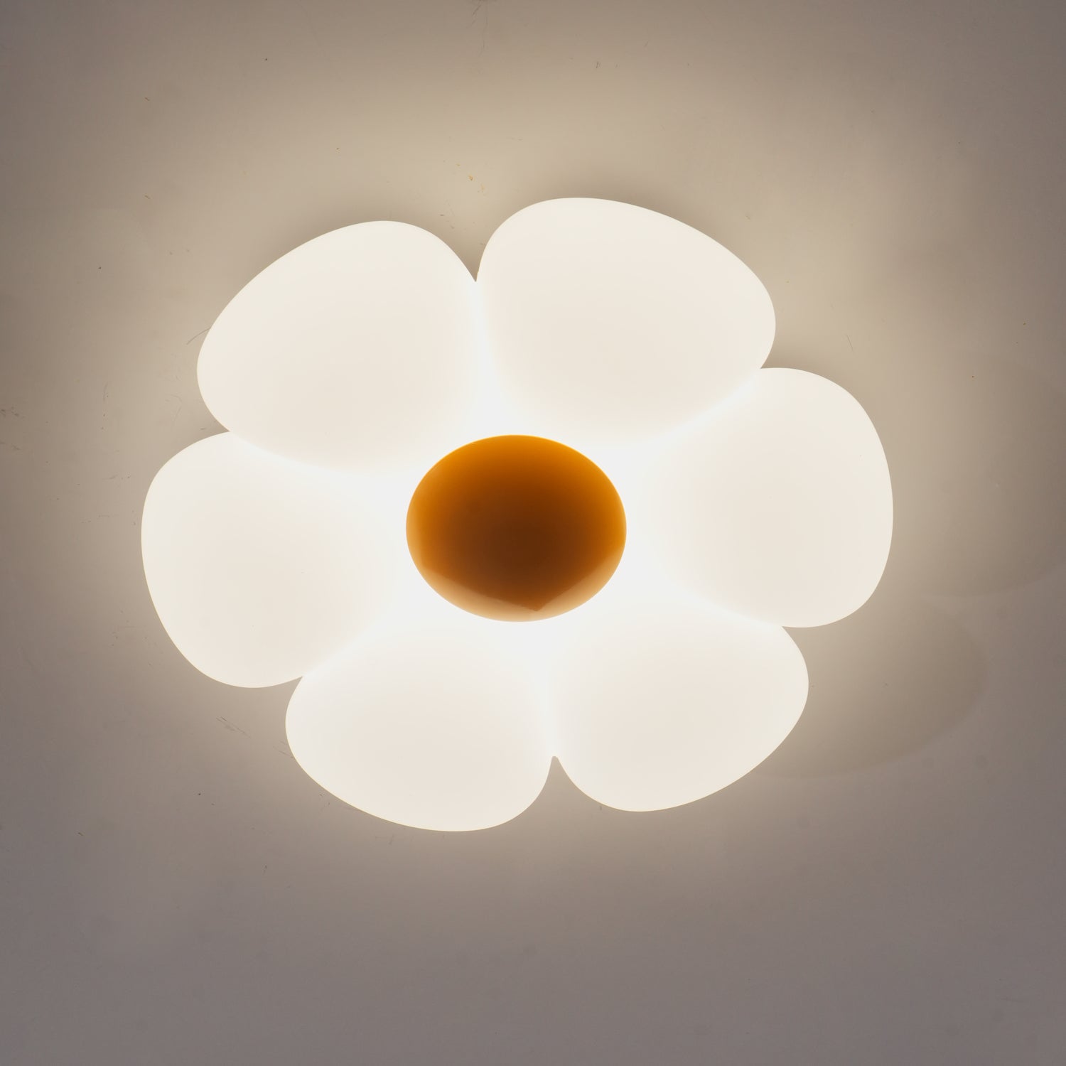 Solara Six-Petal Flower Ceiling Light for Children's Room