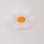 Solara Six-Petal Flower Ceiling Light for Children's Room