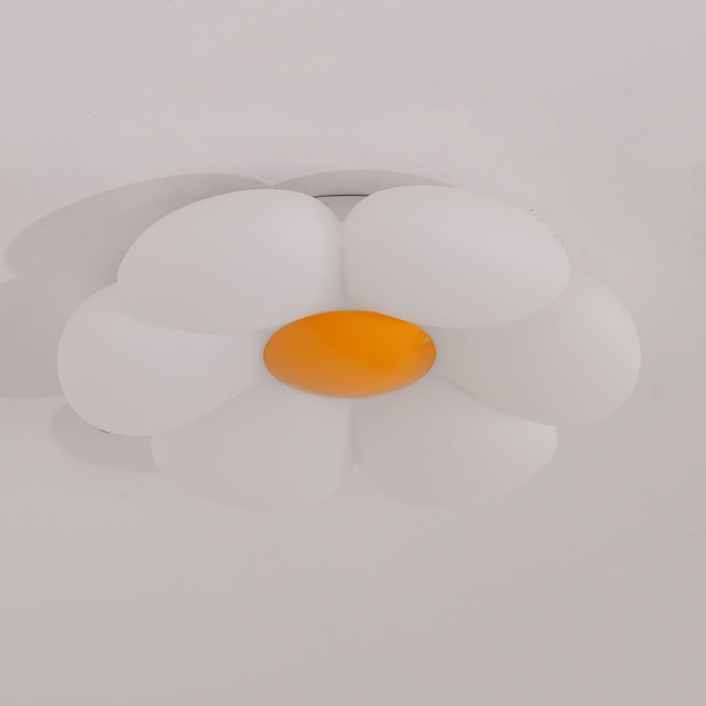 Solara Six-Petal Flower Ceiling Light for Children's Room