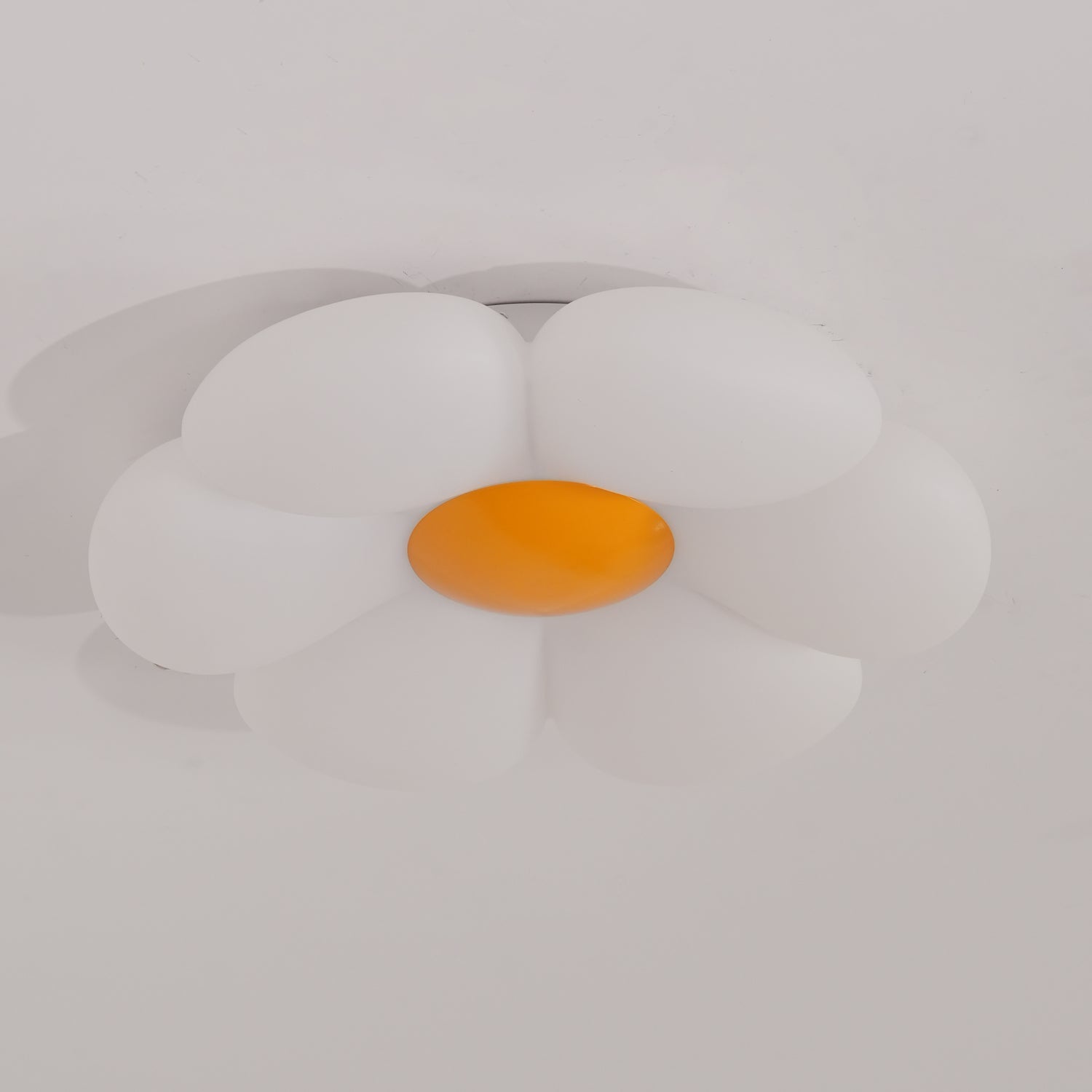 Solara Six-Petal Flower Ceiling Light for Children's Room