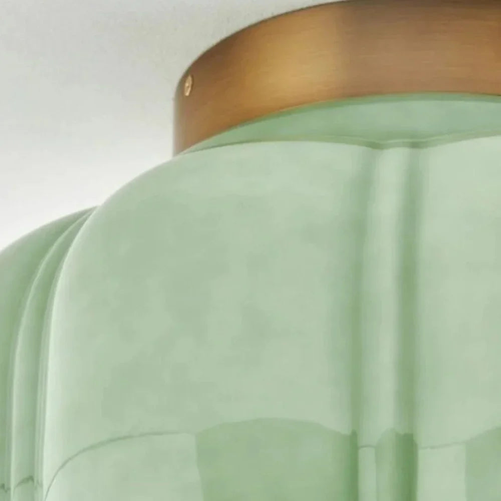 Sól Eloise Glass Semi Flush Mount Ceiling Light