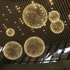 Ivthayra Postmodern Luxury Sphere Gold Pendant Light