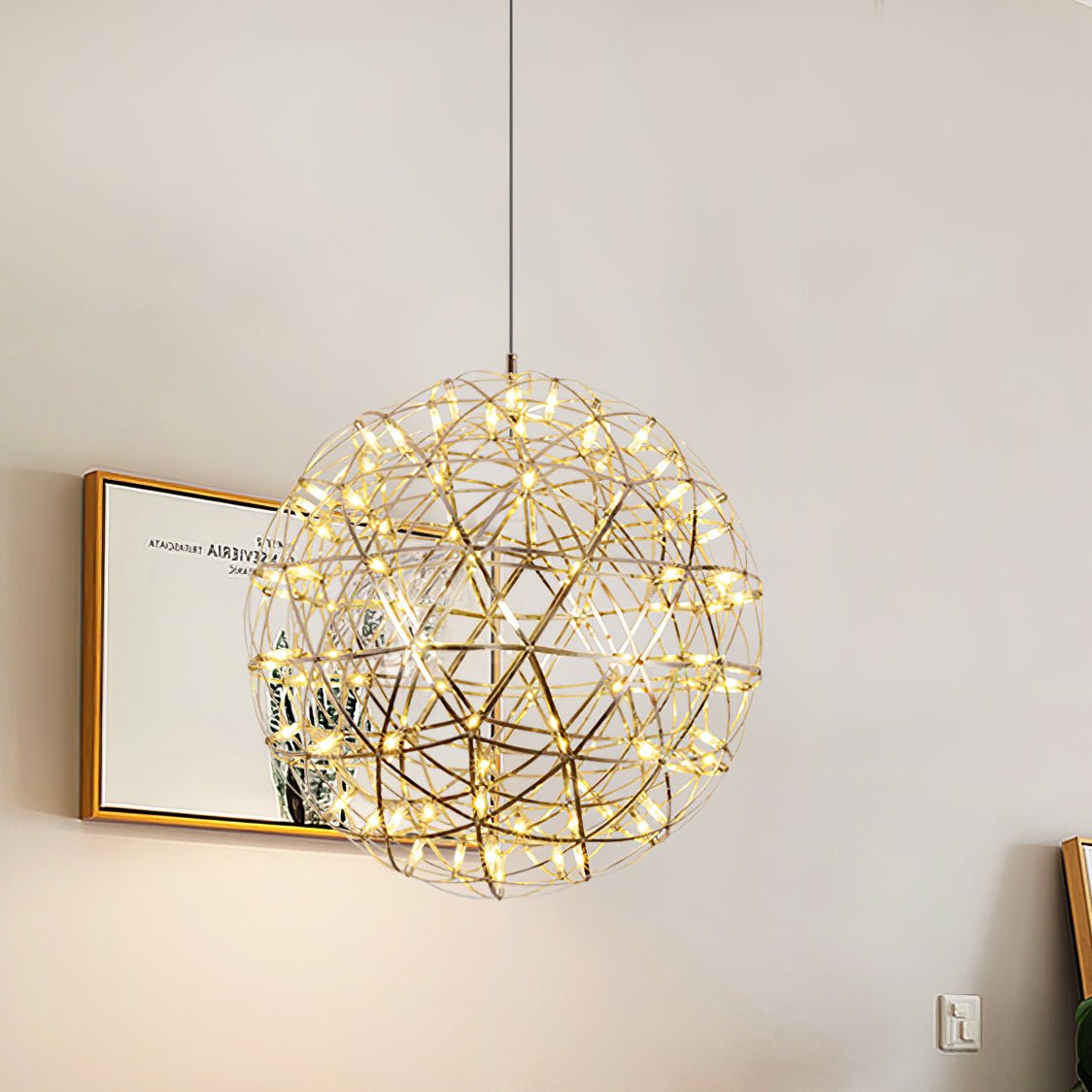Ivthayra Postmodern Luxury Sphere Gold Pendant Light