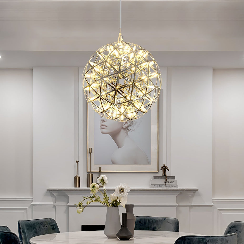Ivthayra Postmodern Luxury Sphere Gold Pendant Light