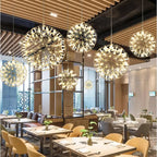 Ivthayra Luxury Postmodern Golden Ball Suspension