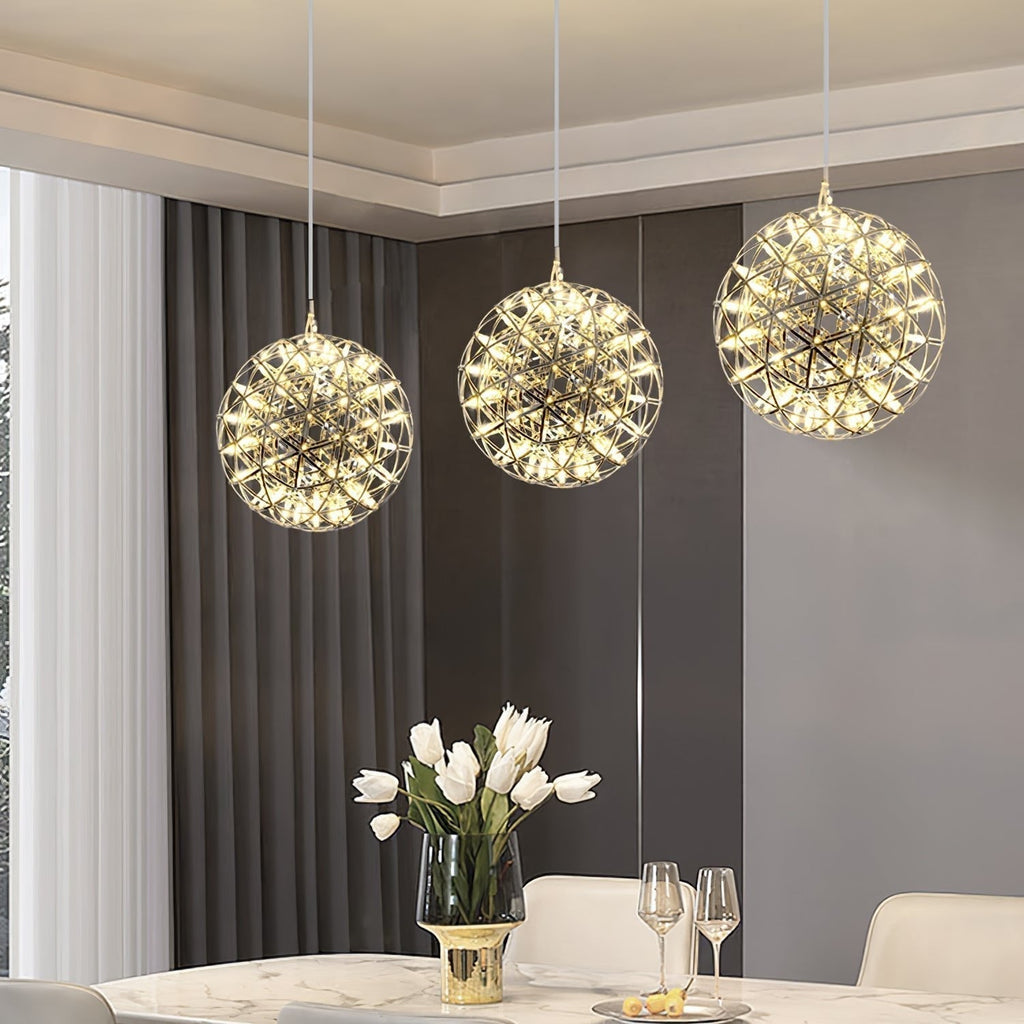 Ivthayra Luxury Postmodern Golden Ball Suspension