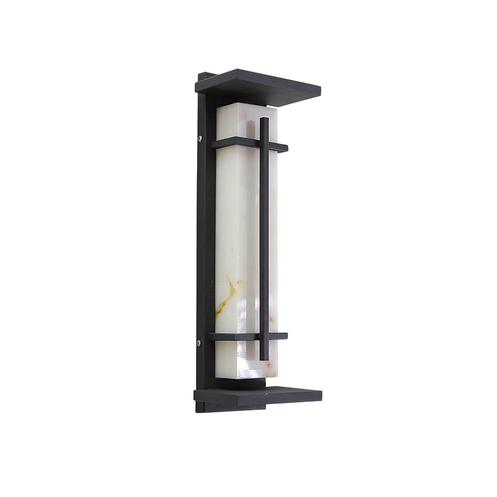 Ray Square Outdoor Wall Light Imitation Alabaster Waterproof