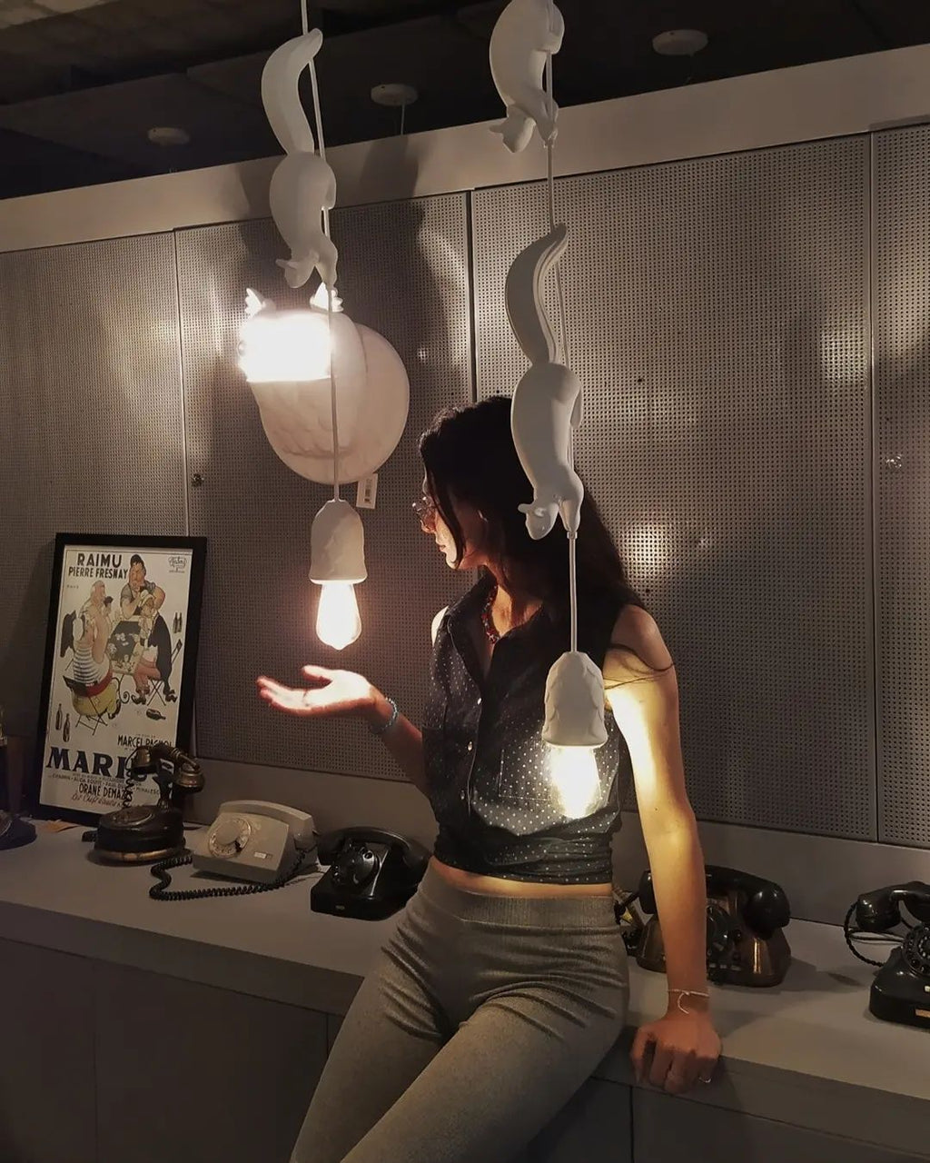 Squirrel Pendant Lamp