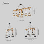 Epoch Industrial Retro LED Suspension Lamp in Black Metal, For Bar