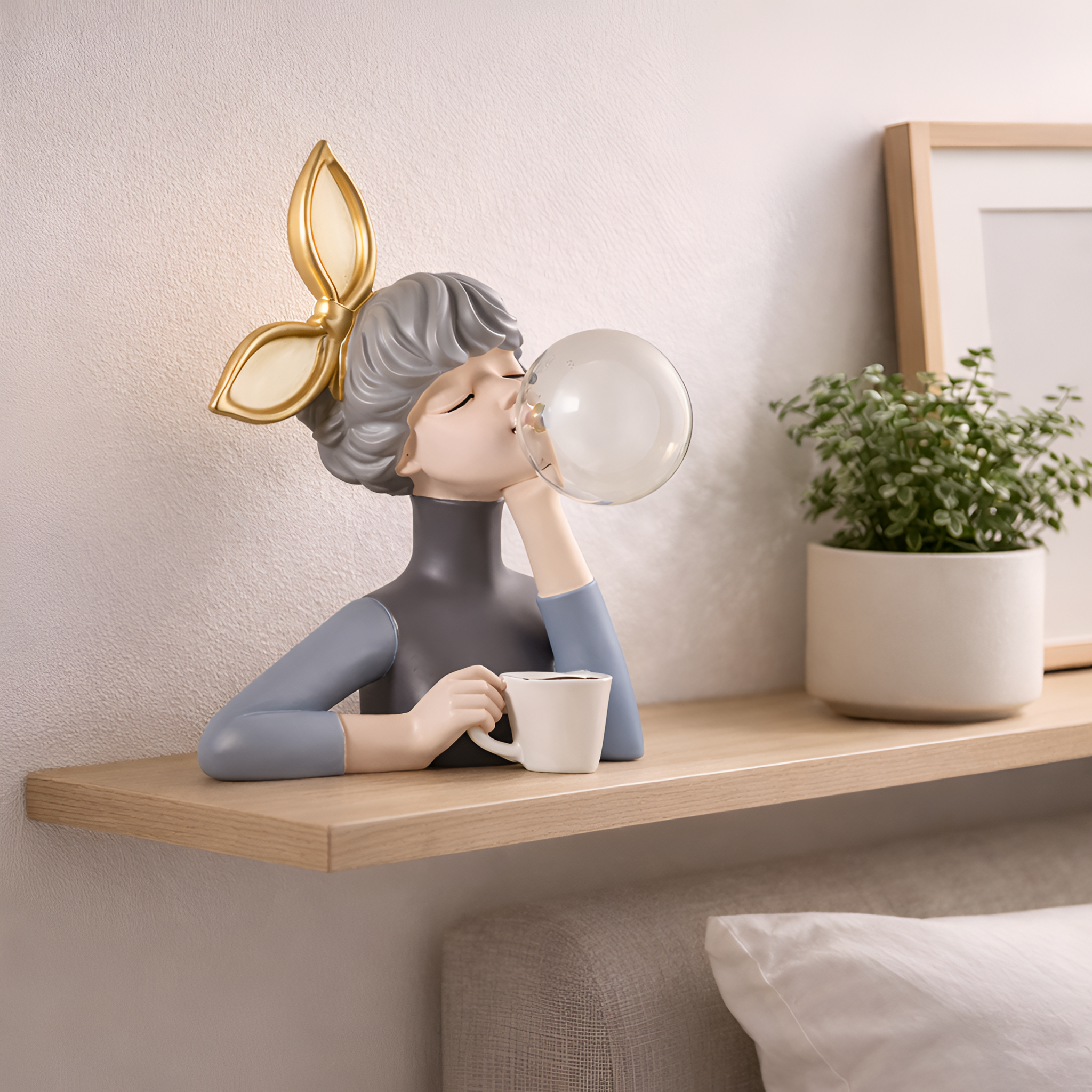 Ella - Cartoon Night Light Statue