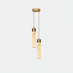 Dike White Alabaster Pendant Light