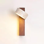 Jovan Wall Sconce in Travertine & Wood