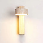 Thales Travertine Rotatable Wall Lamp