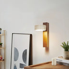 Thales Travertine Rotatable Wall Lamp