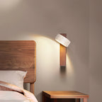 Thales Travertine Rotatable Wall Lamp