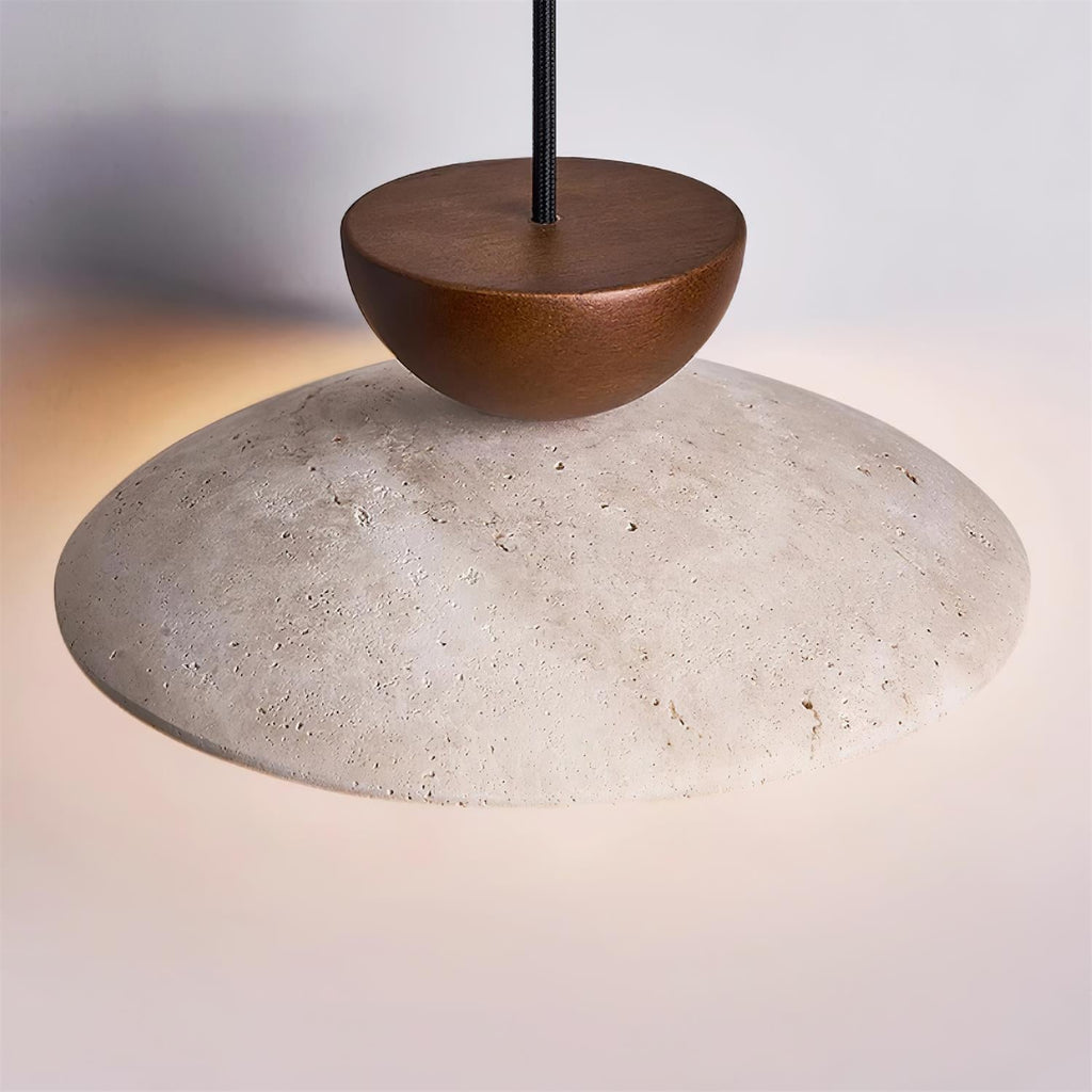 Cleo Suspensions in Travertine