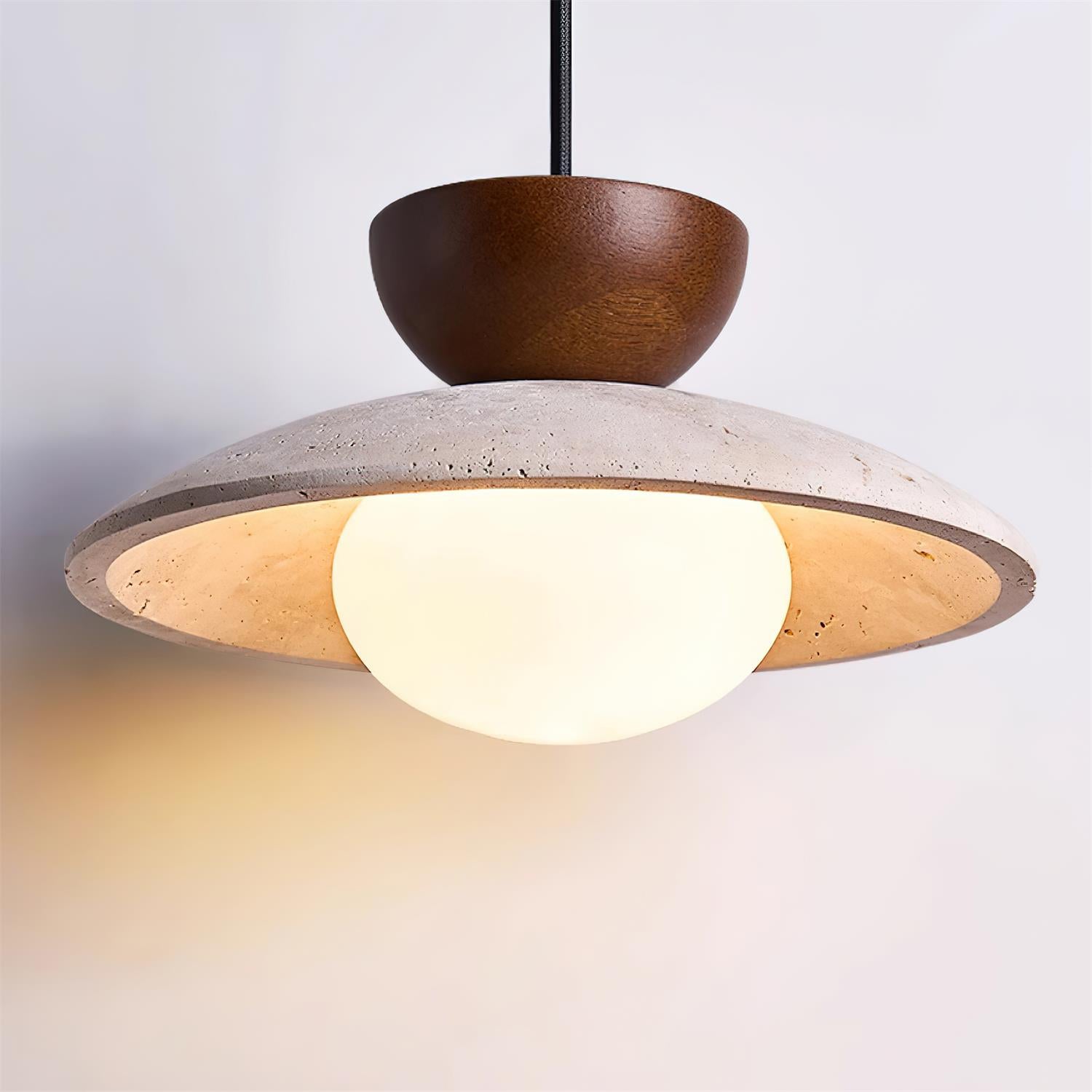 Cleo Travertine Pendant Lights